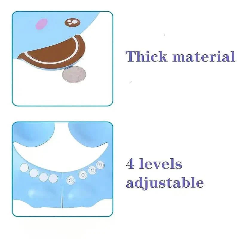 2-Pack: Baby Shower Cap Shield Adjustable