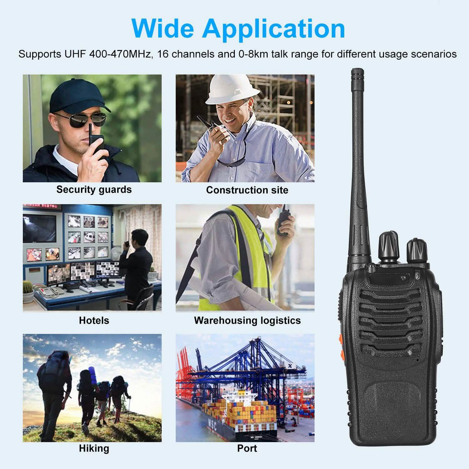 2-Pack: Baofeng BF-888S Walkie Talkies Two Way Radio