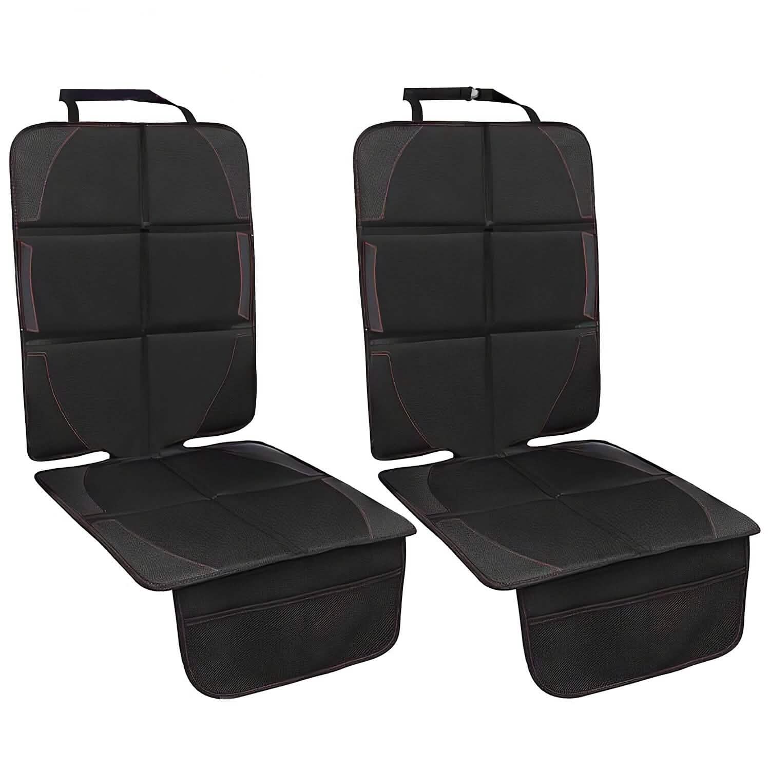 2-Pack: Car Seat Protector Cushion Mat Pad with Thick Padding