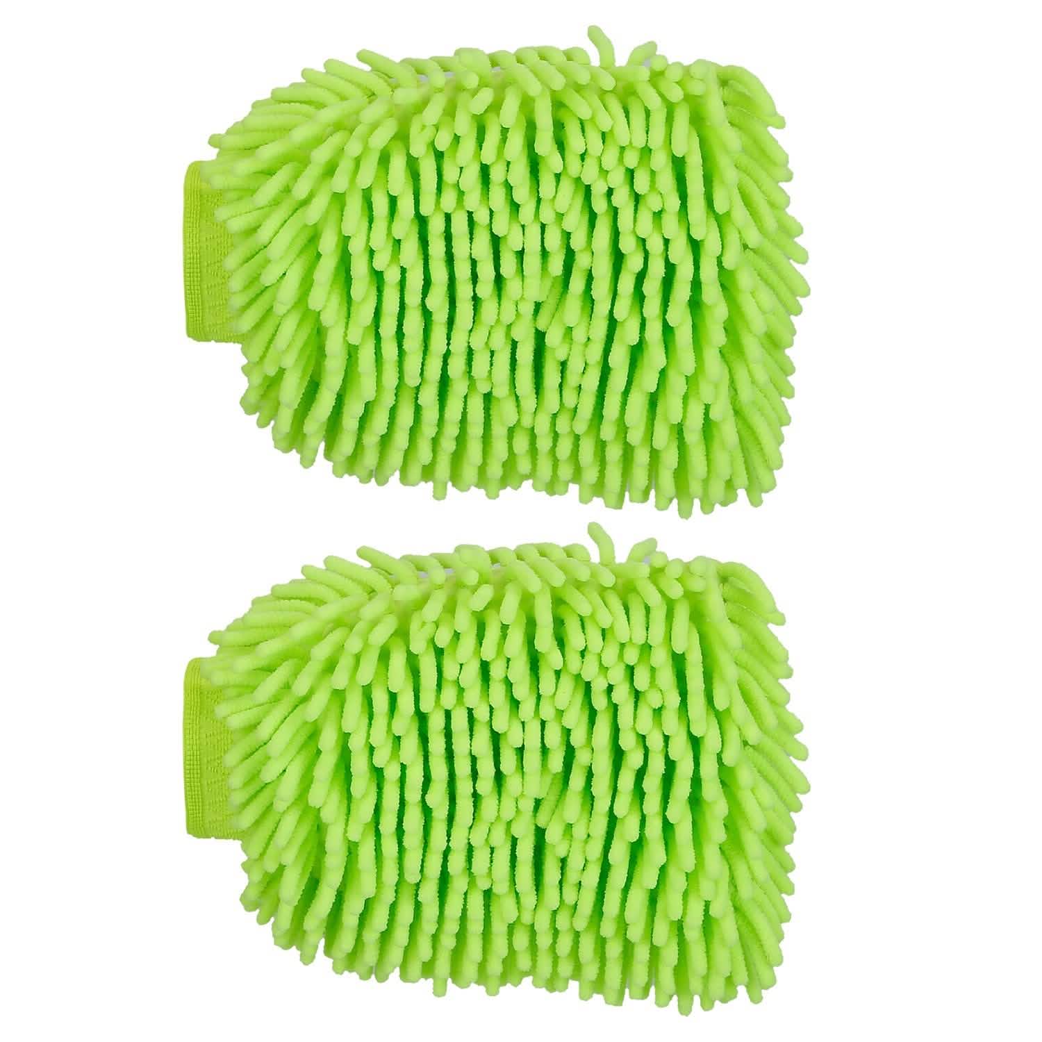 2-Pack: Car Wash Mitt Car Washing Gloves