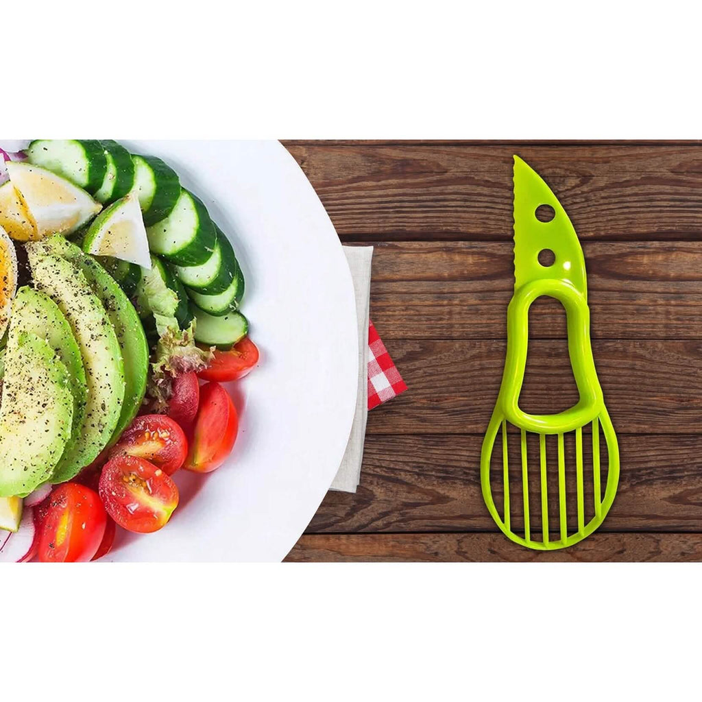 2-Pack: Complete Avocado Slicer Seed Remover Cubber Cutter