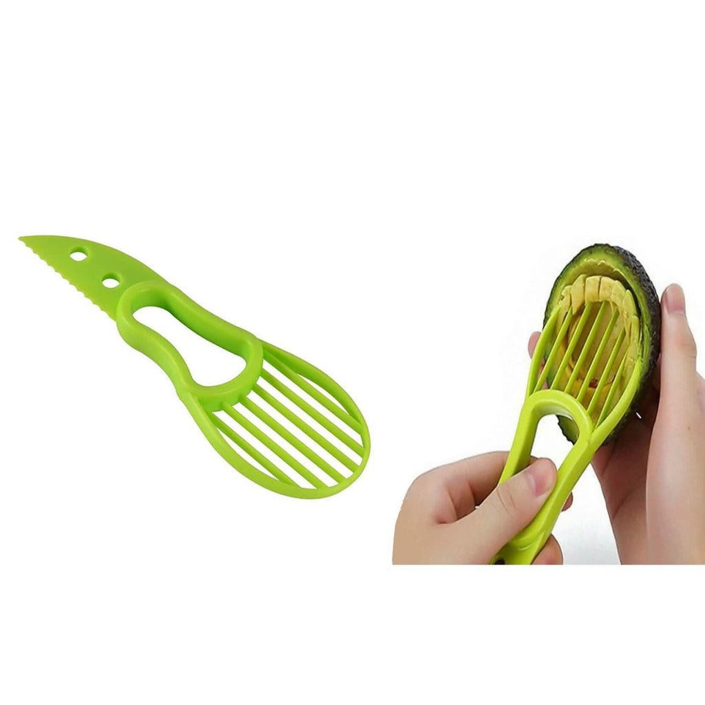 2-Pack: Complete Avocado Slicer Seed Remover Cubber Cutter