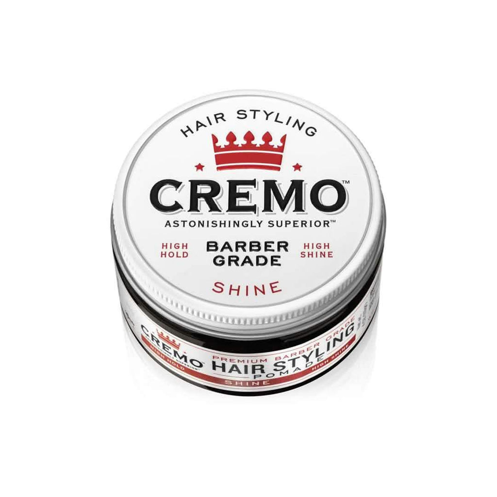 2-Pack: Cremo Premium Barber Grade Hair Styling Shine Pomade 4oz