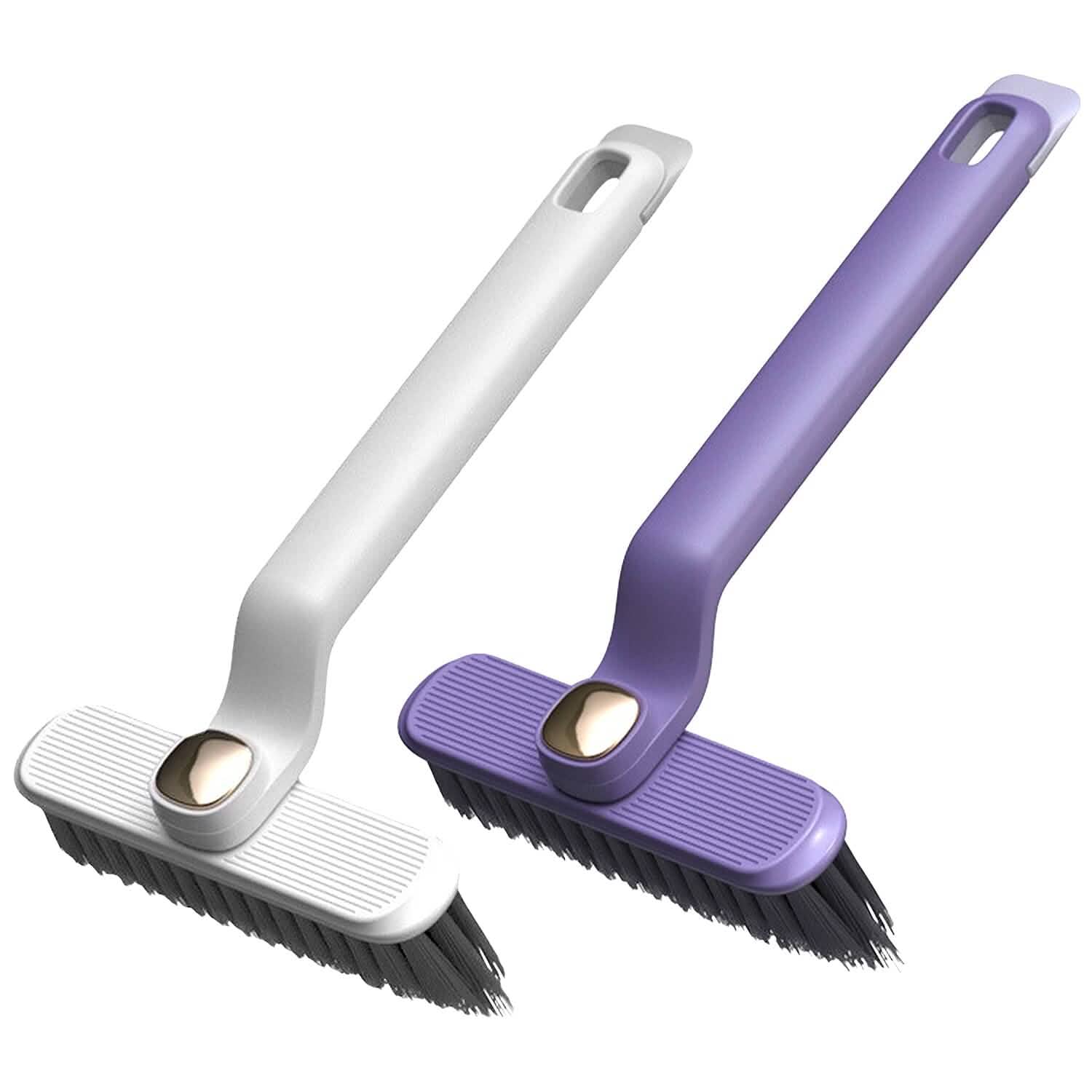Lot de 2 : brosse à récurer les fentes, poils durs, nettoyeur d'interstices