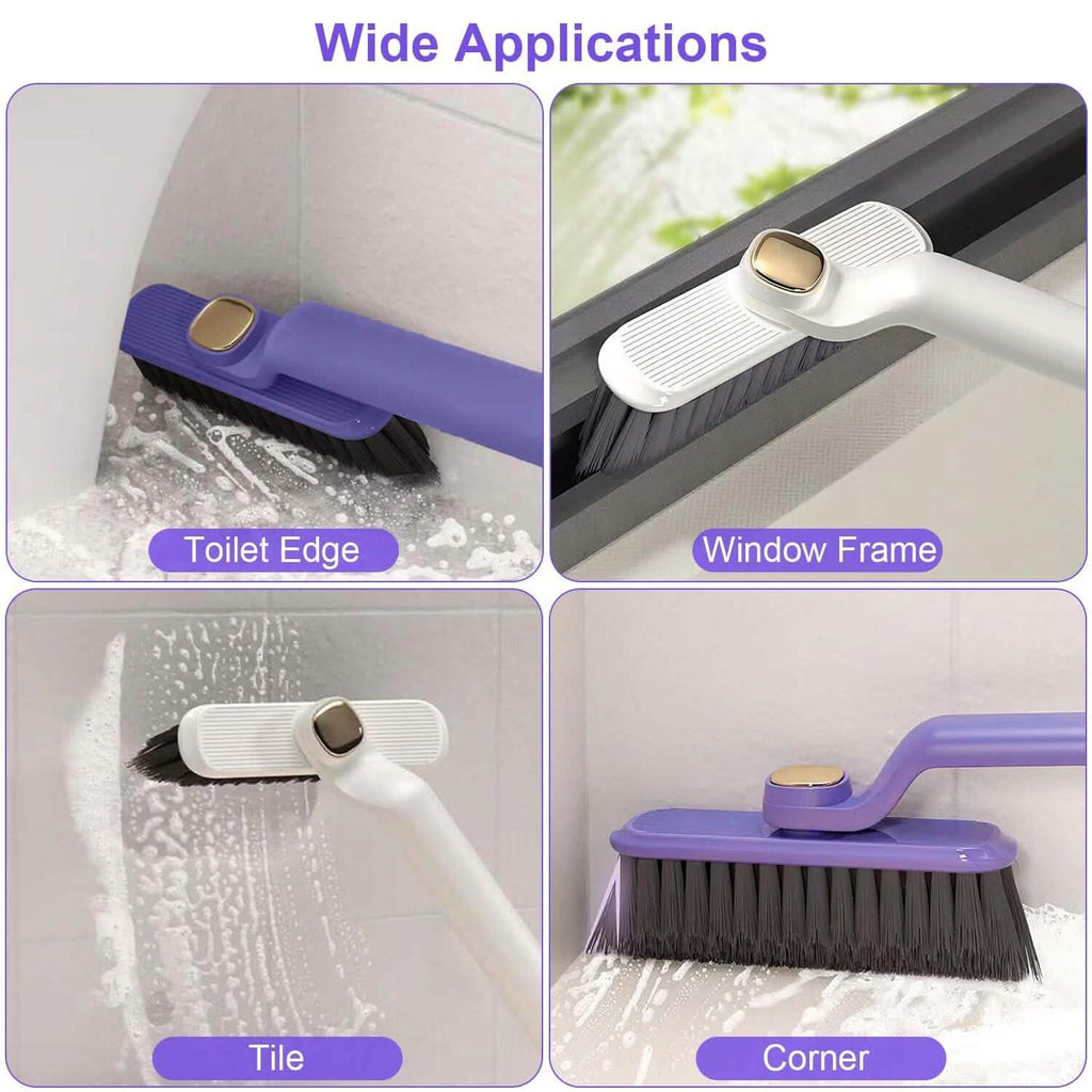 Lot de 2 : brosse à récurer les fentes, poils durs, nettoyeur d'interstices