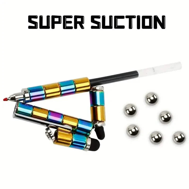 2-Pack: Decompression Magnet Metal Pen