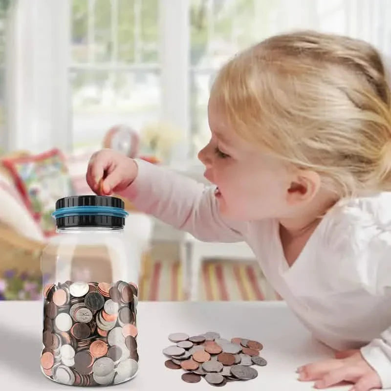 Digital Counting Money Jar