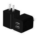 Lot de 2 : Chargeur mural USB à double port