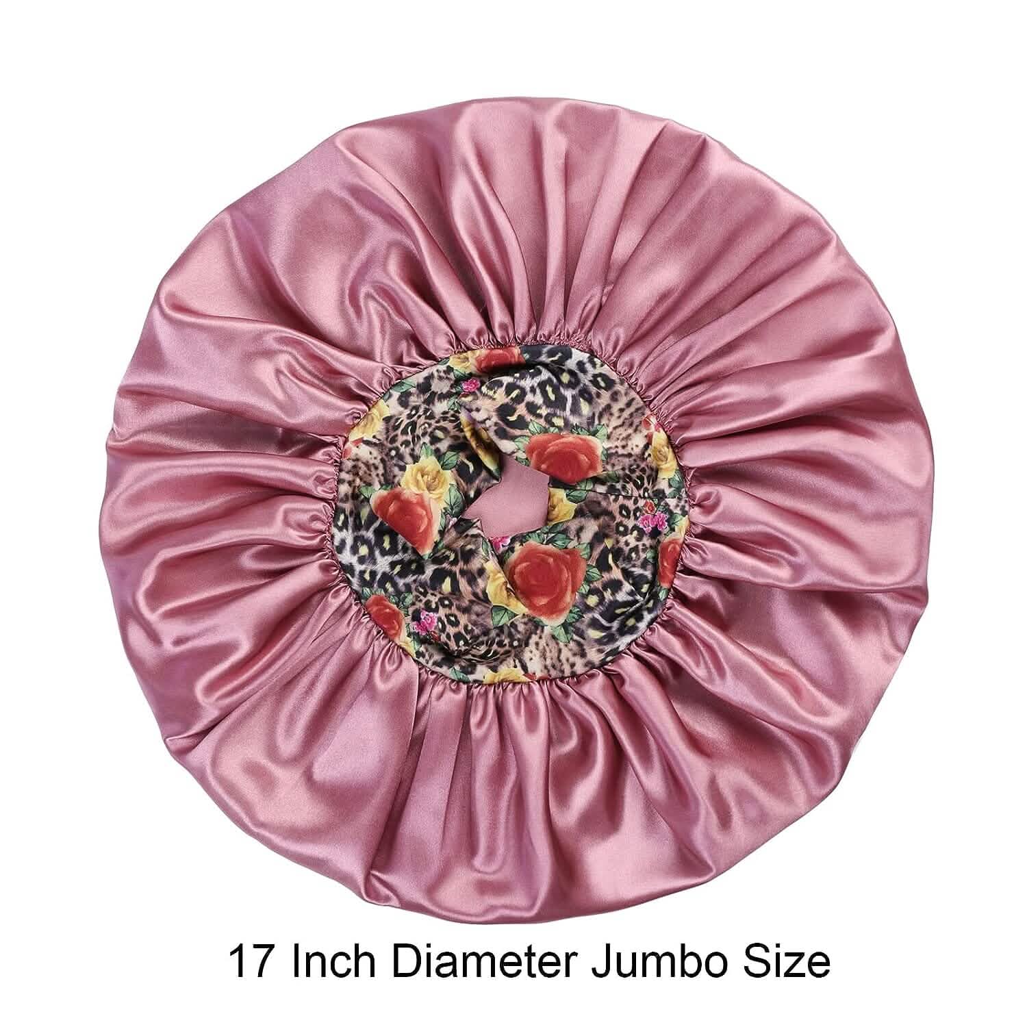 2-Pack: Extra Large Satin Bonnets for Sleeping