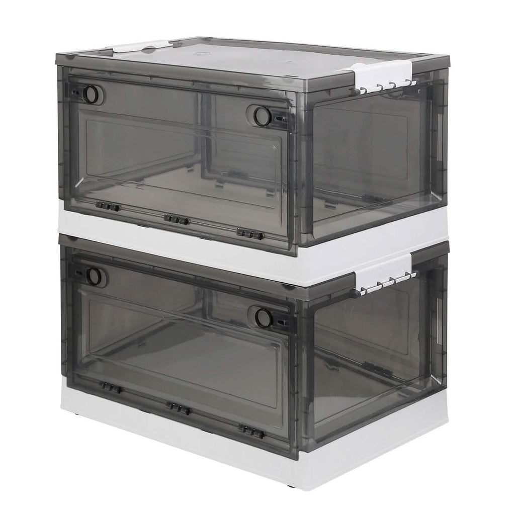 2-Pack: Foldable Storage Bins Collapsible Storage Box Organizer