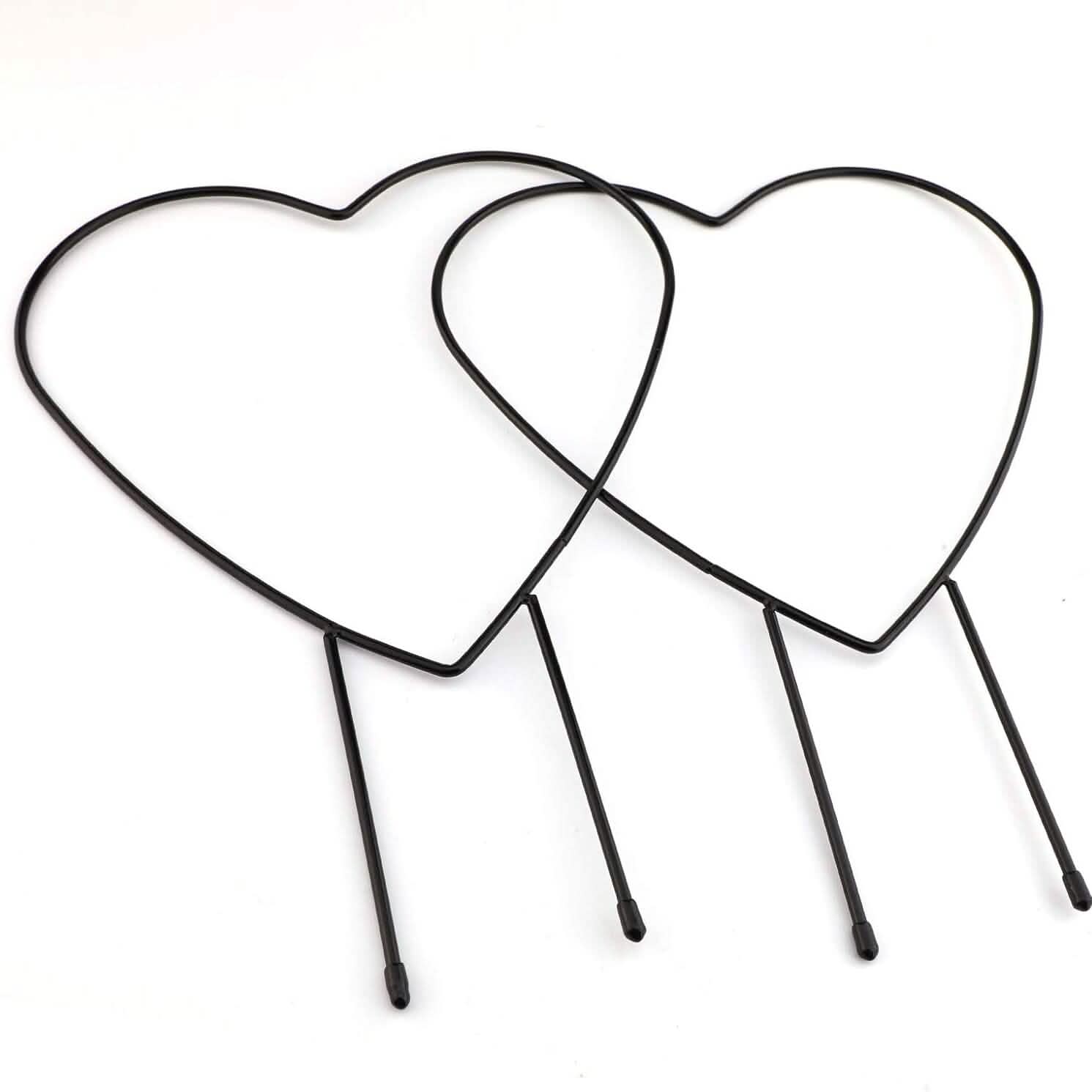 2-Pack: Heart-Shaped Plant Support Stake