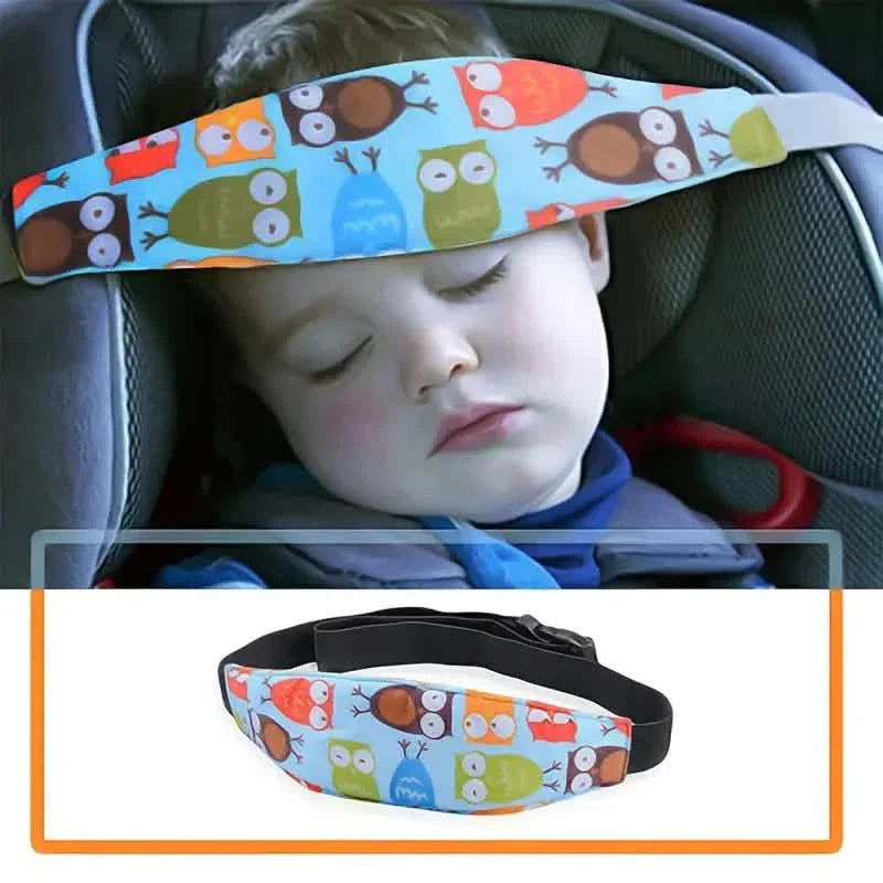 Lot de 2 : Bande de soutien de tête de sécurité pour enfants et repose-nuque pour siège auto enfant