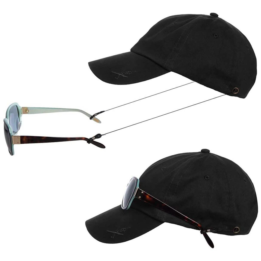2個セット：コンビXcap帽子 伸縮式サングラスホルダー付き