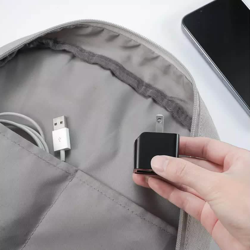 Lot de 2 : Chargeur mural double USB 2,4 A LAX – Ultra compact