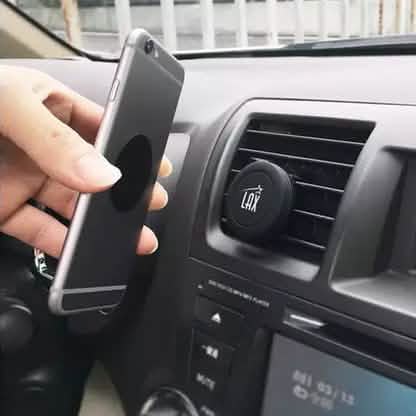 2パック：LAX ユニバーサル磁気エアベントマウント スマホ＆GPSデバイス用