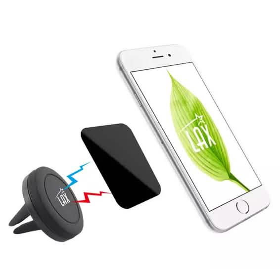 2パック：LAX ユニバーサル磁気エアベントマウント スマホ＆GPSデバイス用