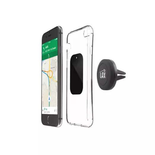 2パック：LAX ユニバーサル磁気エアベントマウント スマホ＆GPSデバイス用