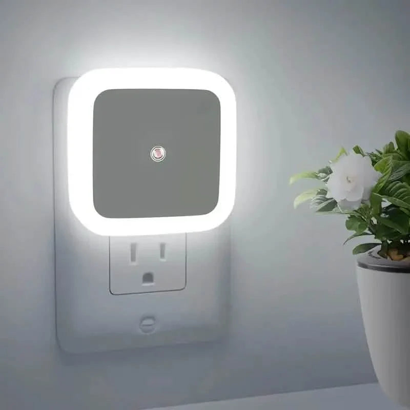 2-Pack: LED Night Light, Plug-in Wall Sconce with Auto Dusk to Dawn Sensor
