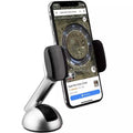 Lot de 2 : Support Téléphone Voiture à Longue Pince pour Tableau de Bord et Pare-Brise