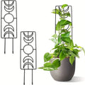 Lot de 2 : treillis métallique pour plantes grimpantes d'intérieur