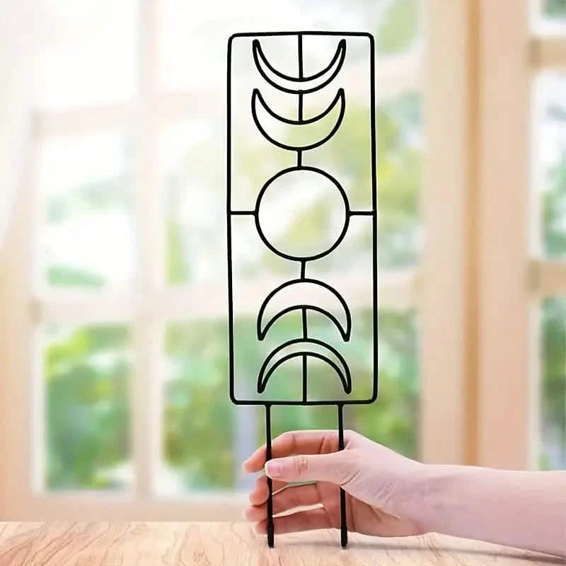 Lot de 2 : treillis métallique pour plantes grimpantes d'intérieur