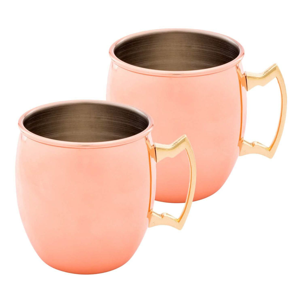 Lot de 2 : Tasse en cuivre pour Moscow Mule