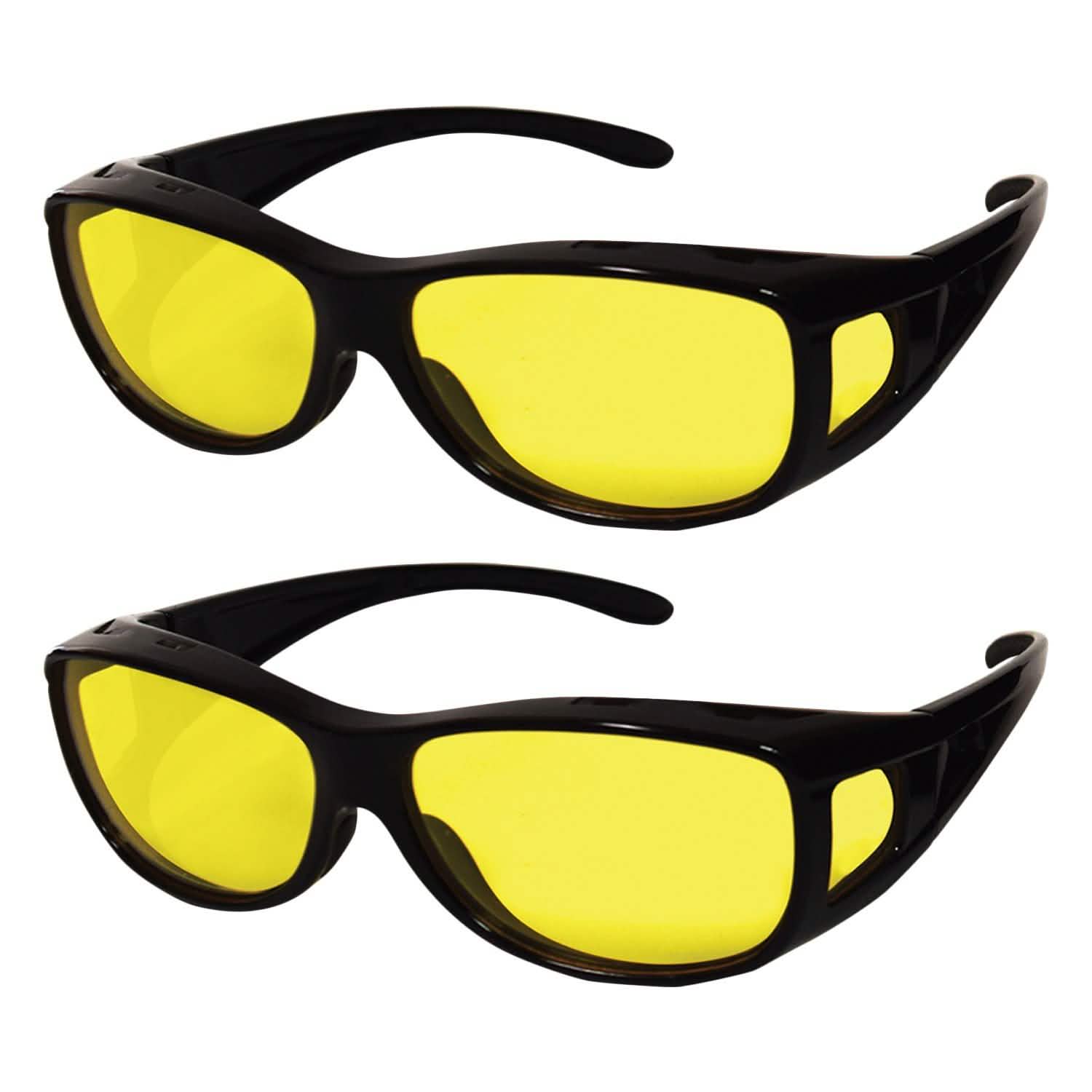 2パック：ナイトサイト 偏光 HD ナイトビジョングラス