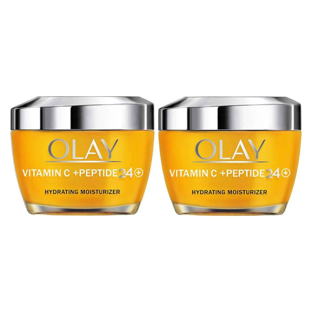 Lot de 2 : Hydratant avancé Olay Vitamine C et Peptide 24, 48 g.