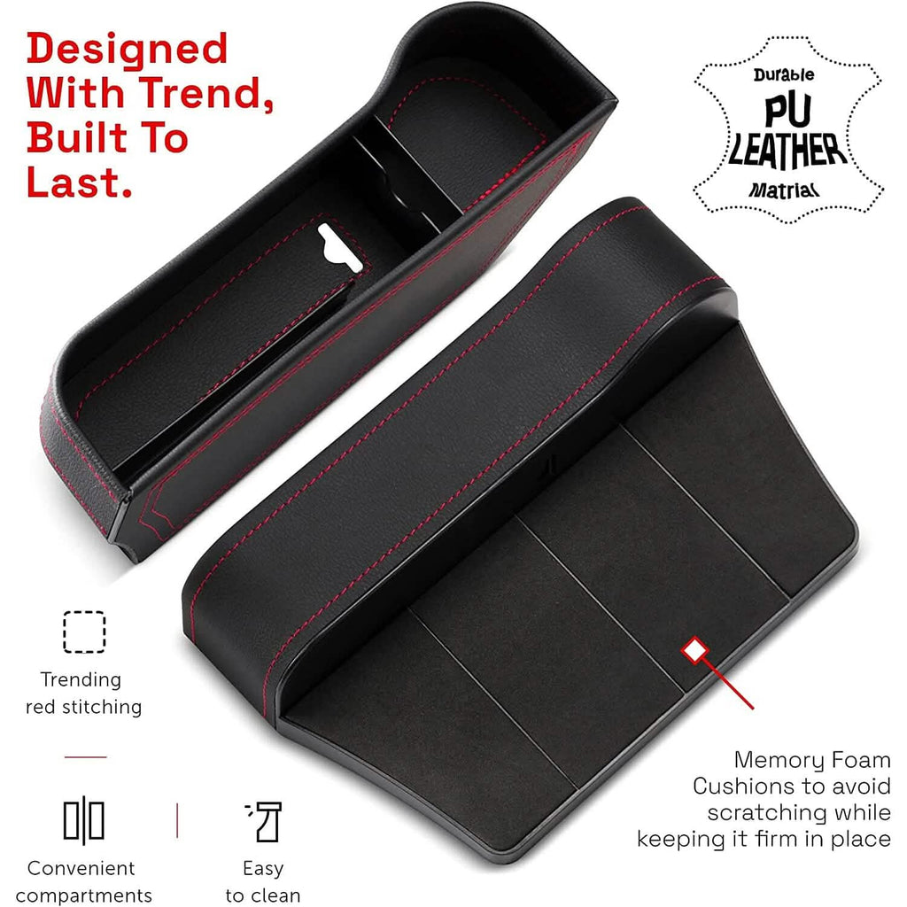 2-Pack: PerPlus Car Seat Gap Filler Organizer