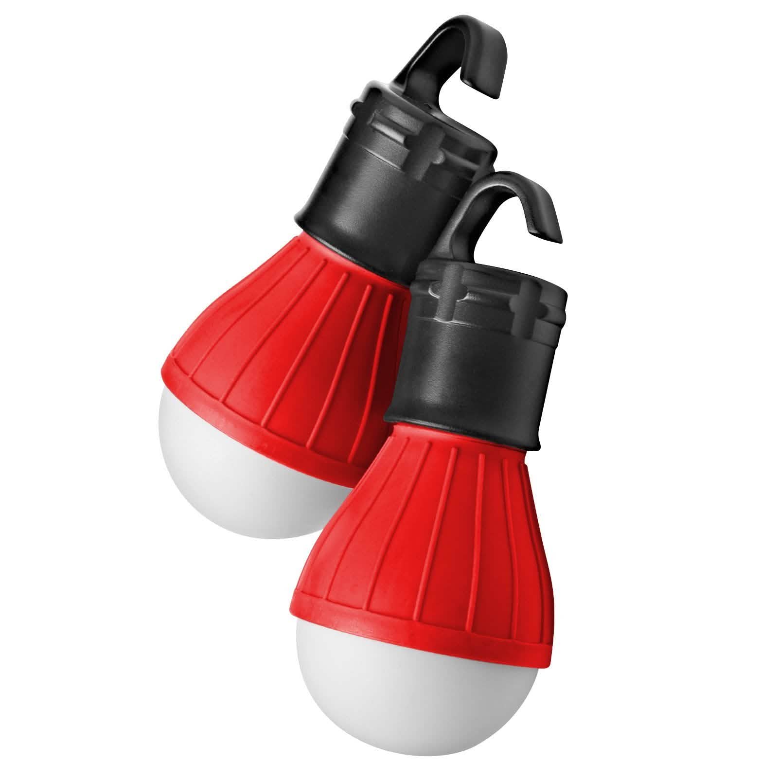 Lot de 2 : Ampoule d'urgence portable avec crochet
