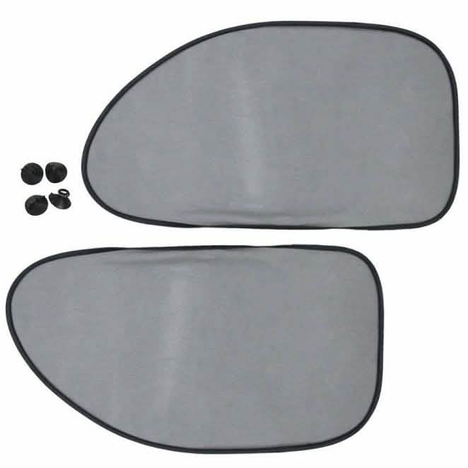 2-Pack: Premium Quality Car Pop-Up Mesh Side Window Sunshades