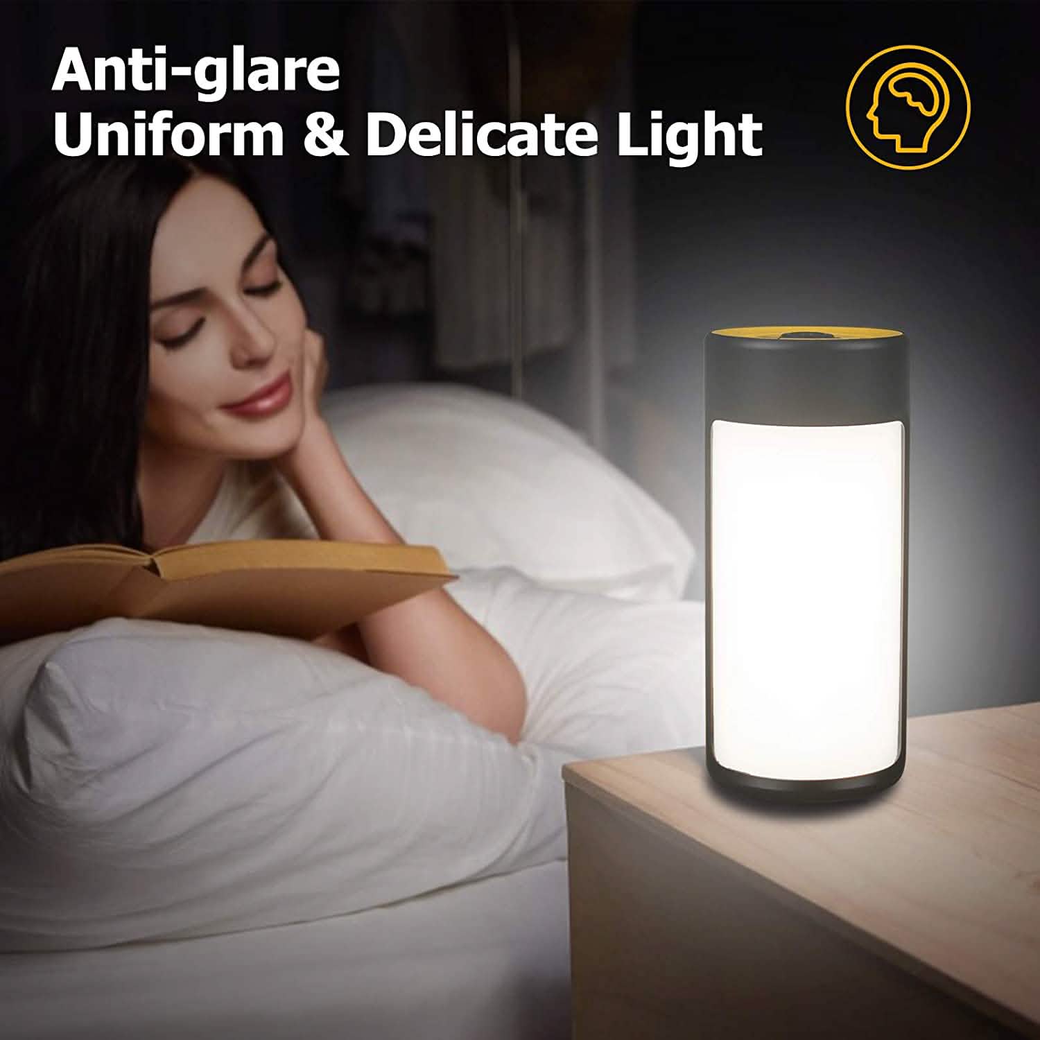 2-Pack: Rechargeable LED Camping Lantern