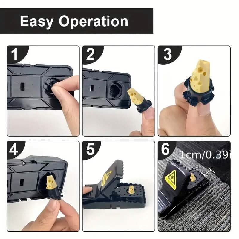 2-Pack: Safe Indoor Mouse Trap