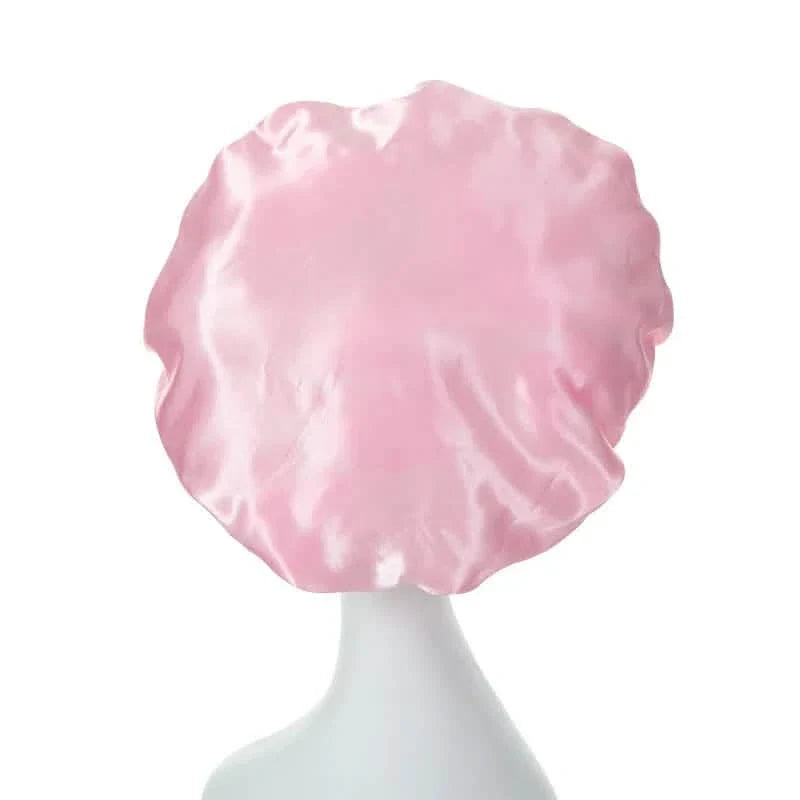 Lot de 2 : bonnet de nuit en satin pour cheveux bouclés
