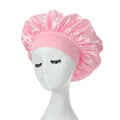 Lot de 2 : bonnet de nuit en satin pour cheveux bouclés