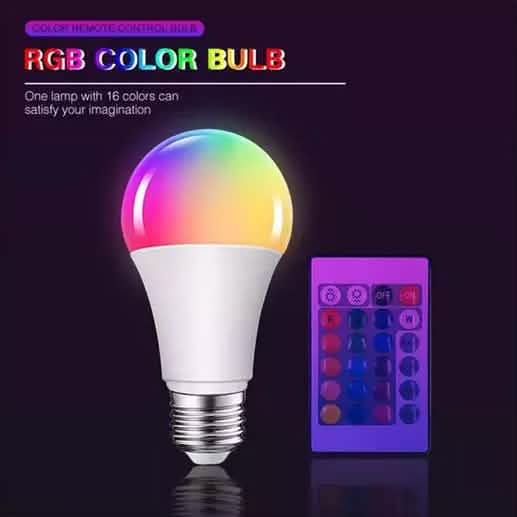 2-Pack: Smart Home Multi-Color LED A19 Bulb 5W