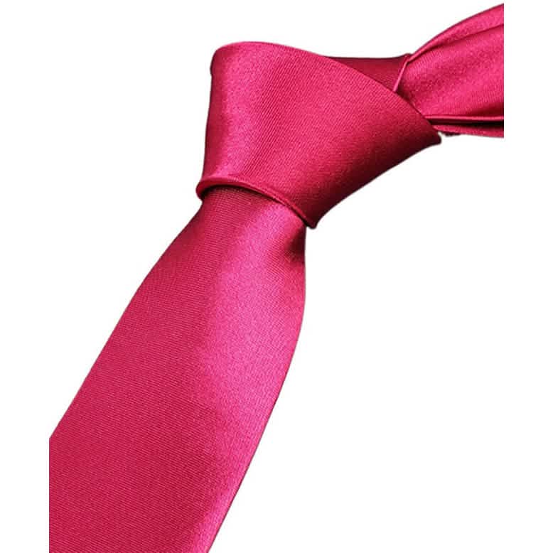 2-Pack: Solid Colored Pure Color Neck Ties