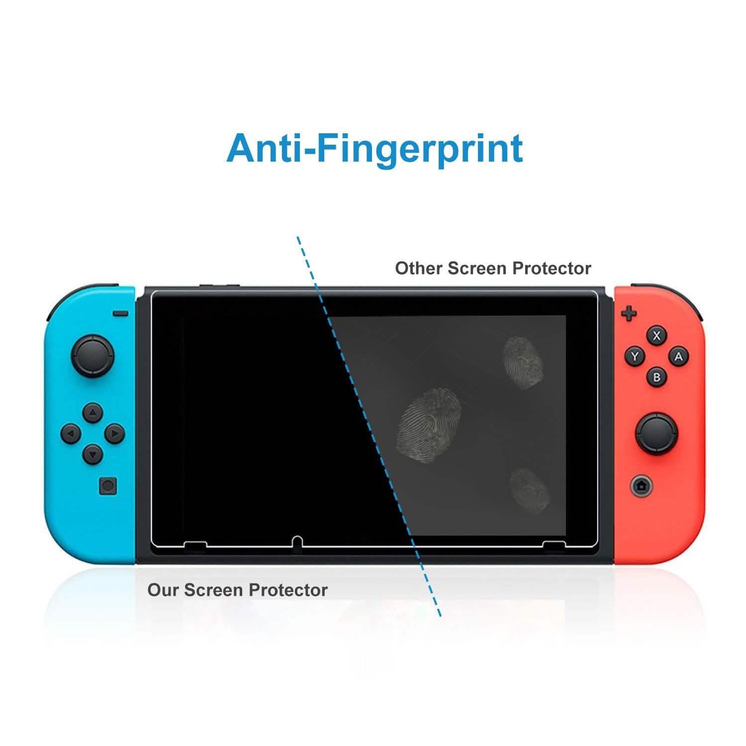 2個セット：Nintendo Switch用強化ガラススクリーンプロテクター
