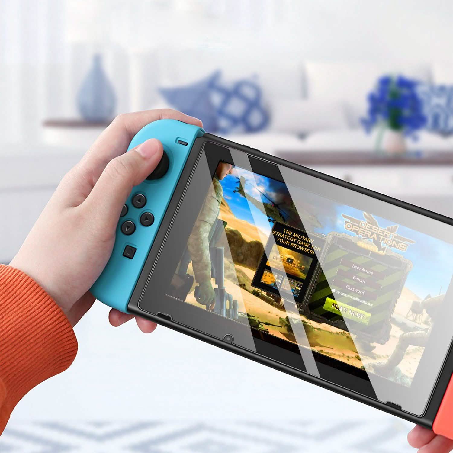 2個セット：Nintendo Switch用強化ガラススクリーンプロテクター
