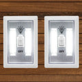 2-Pack: Ultra Bright, LED Light Switch, Stick Anywhere