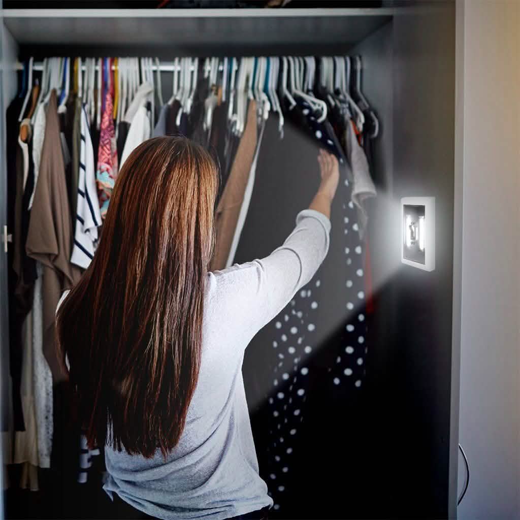 2-Pack: Ultra Bright, LED Light Switch, Stick Anywhere
