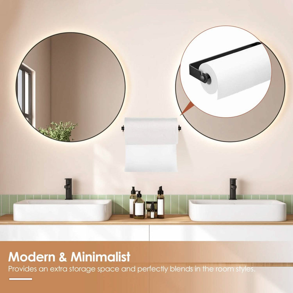 2-Pack: Wall Mounted Paper Towel Holder Under Cabinet