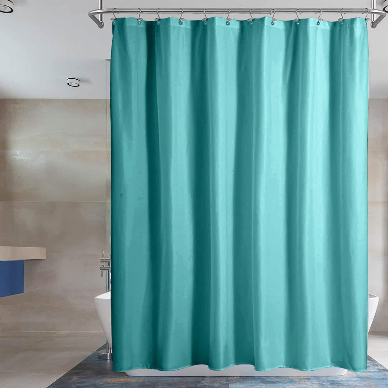 2-Pack: Water-Proof Printed Peva Shower Curtain