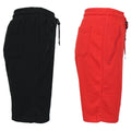 Lot de 2 : Short de jogging en tissu éponge avec poches zippées pour femme