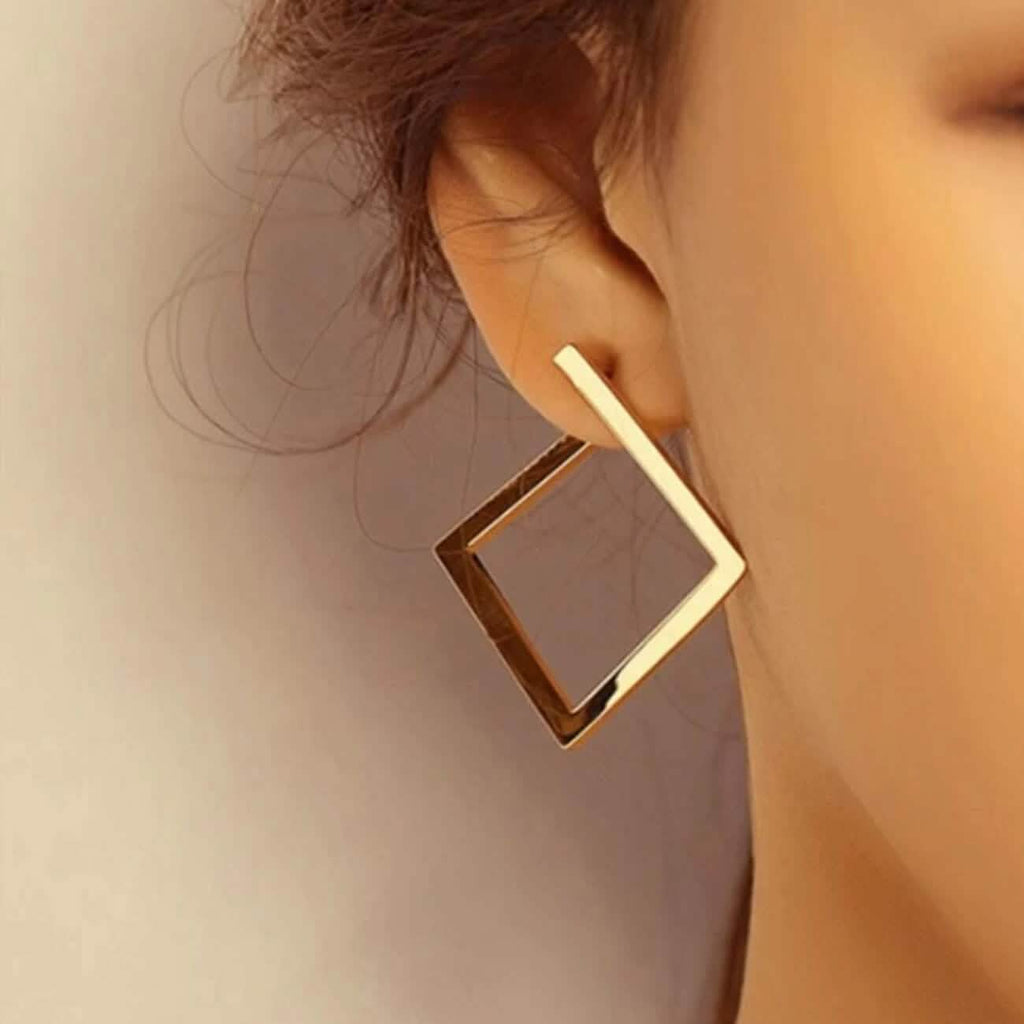 2-Pairs: Minimalist Geometric Drop Earrings