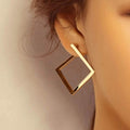 2-Pairs: Minimalist Geometric Drop Earrings