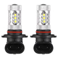 Lot de 2 : Ampoule LED 980LM 80W 9006 HB4 pour Feux Anti-Brouillard et Feux de Jour
