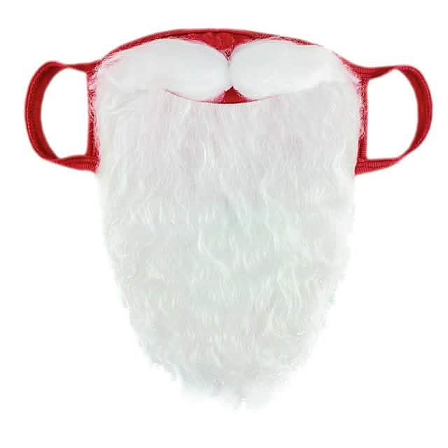 Lot de 2 : Masque Père Noël drôle de Cosplay Adulte
