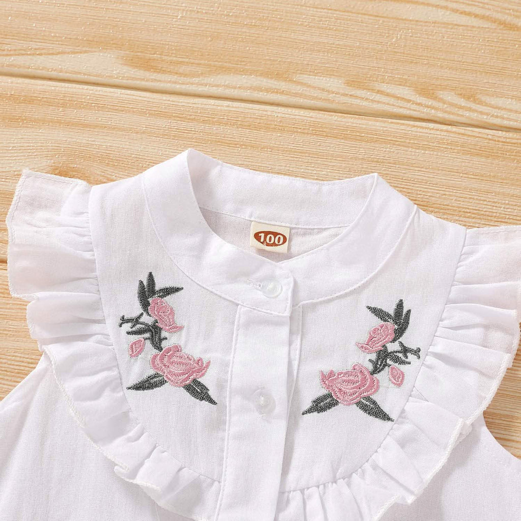 Ensemble 2 pièces : Tenues pour bébés filles T-shirt débardeur + Short Pantalon