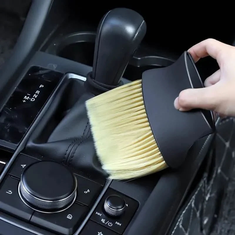 2-Piece: Car Interior Sweeping Dust Soft Brush Car Wash Tool